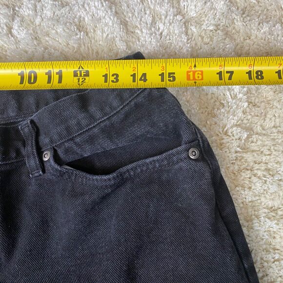 Vintage Chic Women's High Rise Black Denim Jeans sz 12p Cotton Made in USA Curvy - Picture 9 of 10